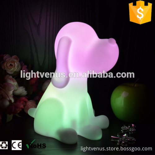 Pretty Cute Dog Cartoon night light,Kids Bed Desk Table Lamp Chrismas Gift
